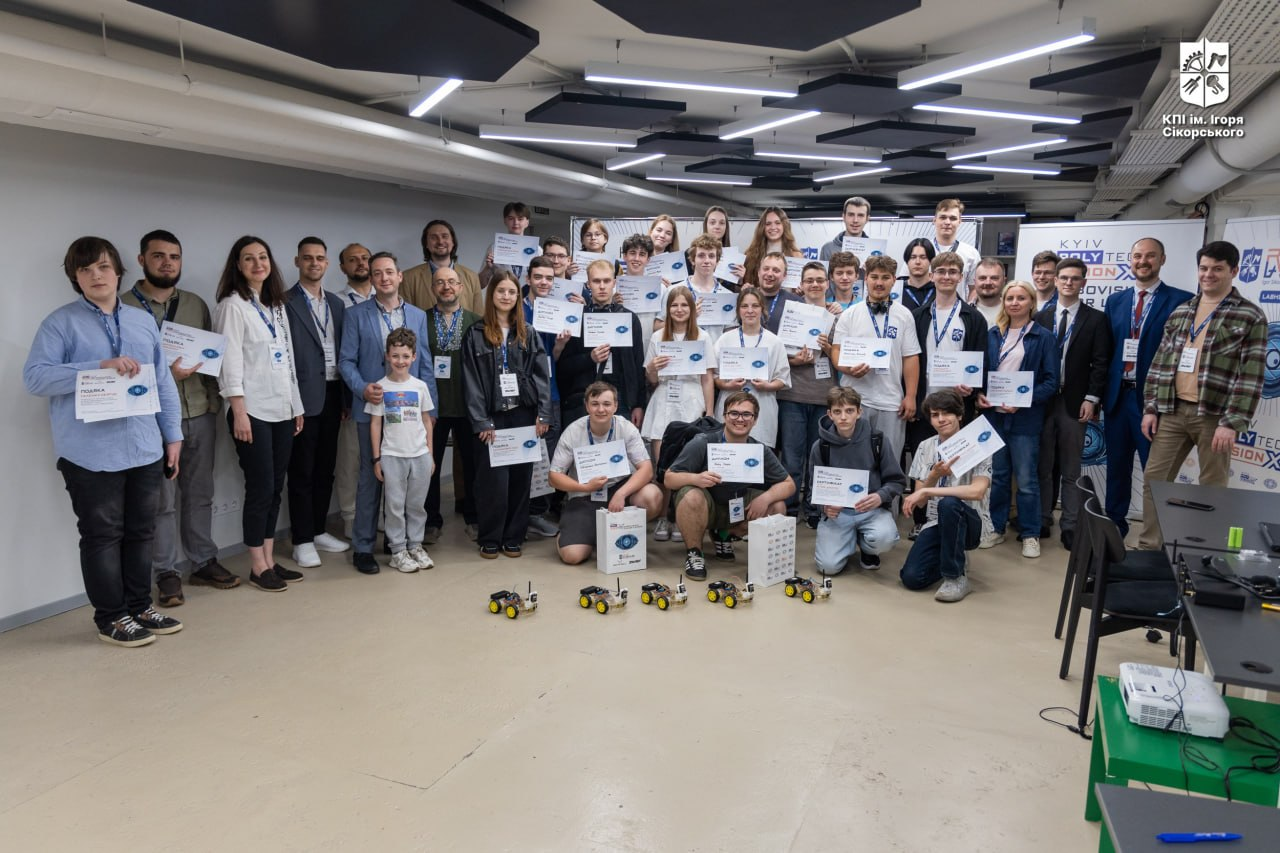 Організація хакатону Kyiv Polytech VisionX RoboVision Junior League 2026
